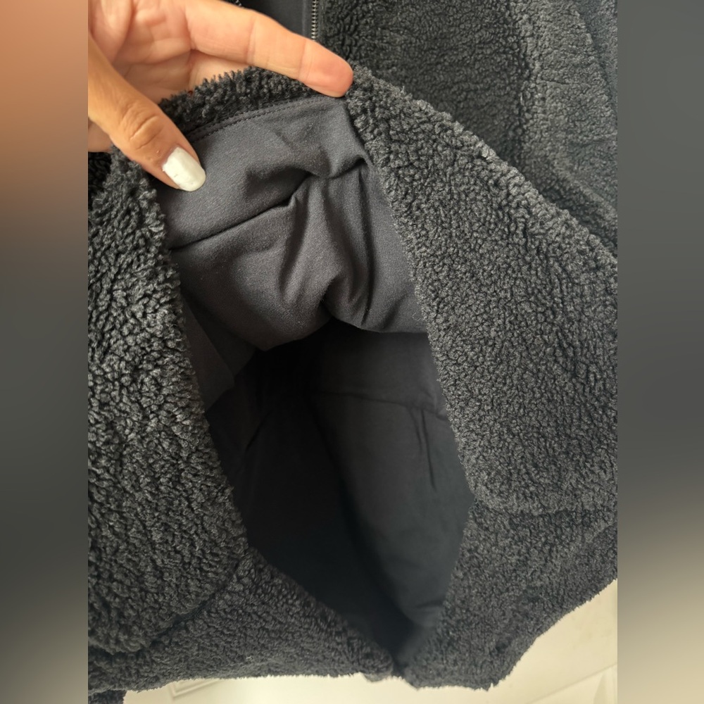 Scuba Oversized Fleece Funnel-Neck Half-Zip - Picture 8 of 8